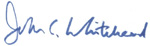 John C. Whitehead's Signature